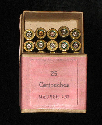 Ammunition Boxes "Mauser Broomhandle Pistol". Ref. #Z6
